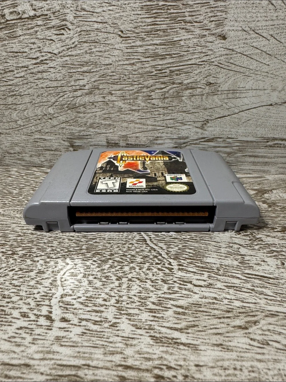 Nintendo Castlevania N64 Cartridge - Gray with Orange Label